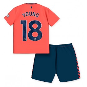 Everton Ashley Young #18 Auswärtstrikot 2023-24 Kurzarm (+ kurze hosen)